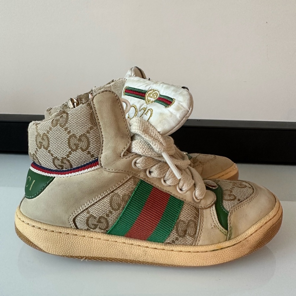 Gucci Kids' Children's Screener Hi-top
Sneaker In Beige